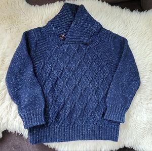 Blue 3t Cable Knit Sweater